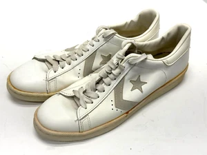 Zapatillas bajas Converse Pro Star vintage años 70 talla 13,5 blanco gris sin existencias - Imagen 1 de 8
