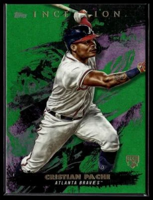 2021 Topps Inception #63 Cristian Pache Green - Image 1 of 2