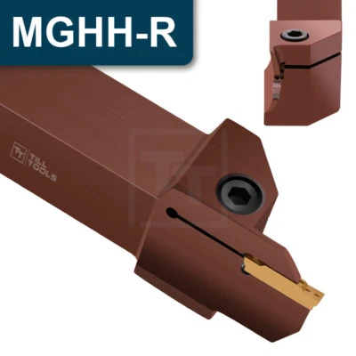 TILL TOOLS MGHH Einstechhalter Axial-Stechhalter Axialstechen Stirnnut Einstechstahl