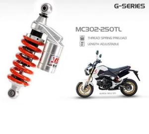Rear Adjustable YSS Gas Shock with Reservoir Honda Grom MSX125 13-19 MC302-250TL - Picture 1 of 6