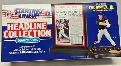 Sharp HTF 1993 CAL RIPKEN Headline Collection Starting Lineup BALTIMORE ORIOLES - Image 1 of 2
