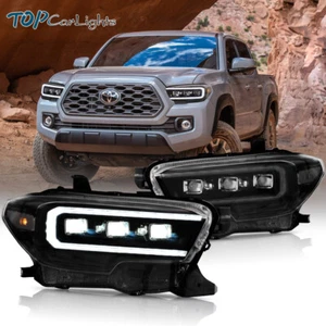 Faros proyectores LED VLAND para Toyota Tacoma 2016-2023 con señal secuencial - Imagen 1 de 20