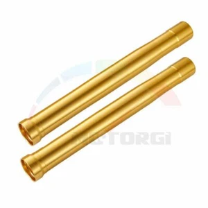 2x Fork Tube For Yamaha T-max530 2015-2016 Front Outer Tubes Delicate Gold Color - Picture 1 of 5