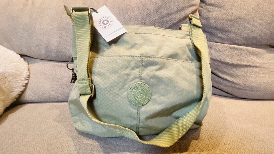 Kipling Jenn in Snake Emb Khaki NEU - Bild 1 von 4
