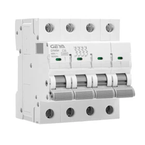 GEYA AC Mini Circuit Breaker 4P 10kA 6/10/16/25/32/40/50/63/80/100/125A Switch - Picture 1 of 12