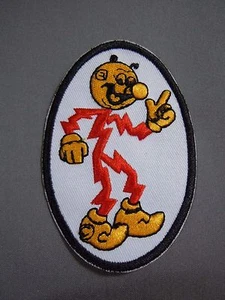 REDDY KILOWATT Toppa da stiro ovale ricamata - 3,75" - Foto 1 di 2