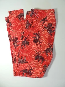 NEW Lularoe Leggings Tall And Curvy Red Valentines Cupids - Picture 1 of 3