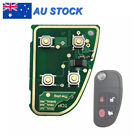 Fit For 2001-2008 Jaguar. Circuit Board Remote Key 1pcs 4 Button 433mhz Flip Aus