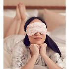 Masque de sommeil femme en soie SLIP marbre rose 100 % mûrier pur (taille unique) neuf dans sa boîte