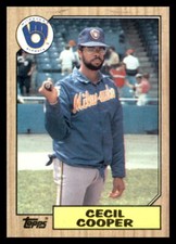1987 Topps #10 Cecil Cooper