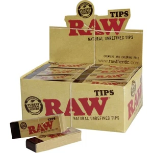 RAW Rolling Paper Roach Filter Tips Chlorine Free Roach Book, 1 - 50 Booklets - Picture 1 of 1