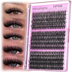 Fairy Lash Clusters Wispy Cluster Eyelash Extensions Natural Eyelash Clusters 3 - Picture 1 of 8