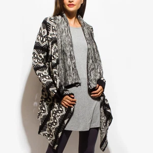 Women-Cardigan-Loose-Sweater-Long-Sleeve-Knitted-Cardigan-Outwear-Jacket-Coat - Picture 1 of 4