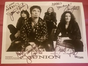 FOTO AUTOGRAFIADA DE LA UNIÓN - Imagen 1 de 1