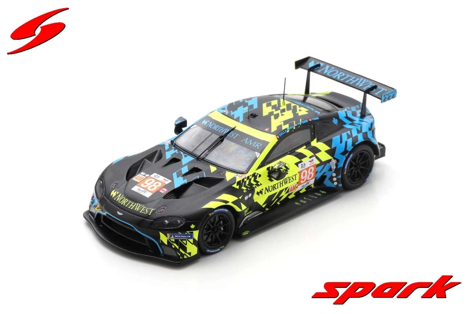 Spark 1/43 Aston Martin Vantage AMR #98 3rd LMGTE Am 24H Le Mans 2022 S8655 - Immagine 1 di 1