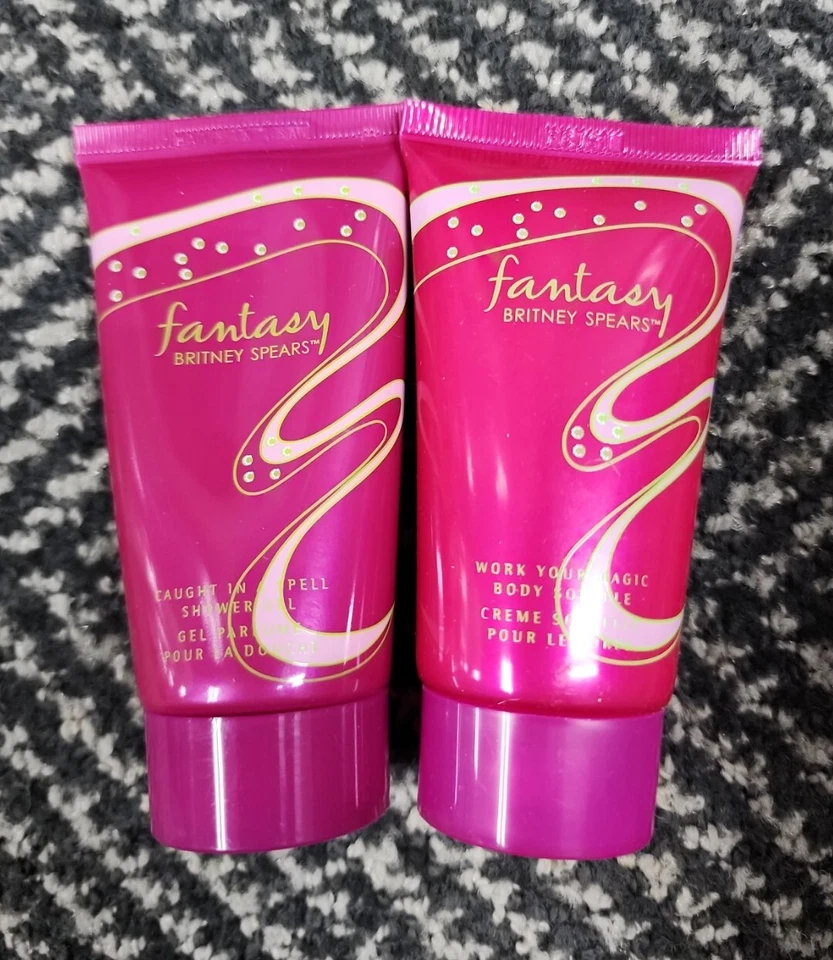 Britney Spears FANTASÍA atrapada en una ducha de hechizos y souffle corporal 1,7 fl oz cada uno  Foto 1 de 1
