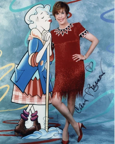CAROL BURNETT HAND SIGNED 8x10 PHOTO+COA          AMAZING POSE OF HOLLYWOOD ICON Cover