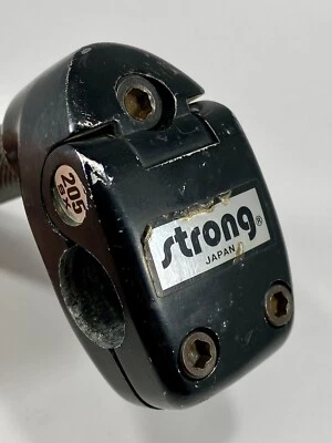 Fuerte 205 SX Vástago con Bisagras Old School BMX OG Años 80 Cuello Pluma De Colección Carrera Japón Foto 1 de 4