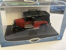 Oxford Diecast AT004 Austin Low Loader Taxi - Burgundy - 1:43 Scale -
