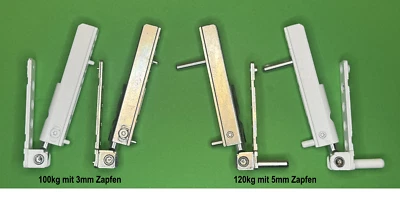 Cojinete de esquina Maco cinta de esquina cinta de cojinete de esquina 100 kg o 120 kg en plata o blanco