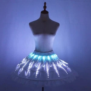 LED Luminoso Ballet Performance Disfraz Baile Fiesta Espectáculo Color Vestido Degradado - Imagen 1 de 22