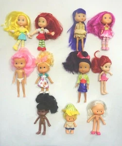 Lot of 11 Strawberry Shortcake Dolls Some Vintage - Picture 1 of 12