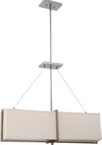 Ceiling Light Fixture Pendant Hanging Modern Industrial 60/4485 Logan Fabric - Picture 1 of 1