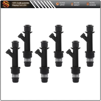 6X Inyectores de combustible aptos para Honda Passport 1998-2002 Isuzu Amigo Acura SLX 1998-99 Foto 1 de 4