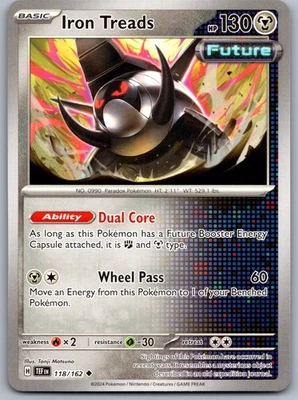 Iron Treads 118/162 Near Mint SV05: Temporal Forces Pokemon Shipnow - Image 1 of 2