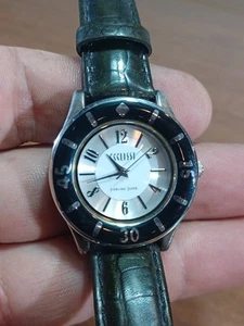 Designer Ecclissi Damenuhr Sterlingsilber Gehäuse & Echtlederarmband - Bild 1 von 12