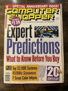 Computer Shopper Magazine DECEMBER 1998 Expert Predictions 20th Anniversary Edit - Picture 1 of 5