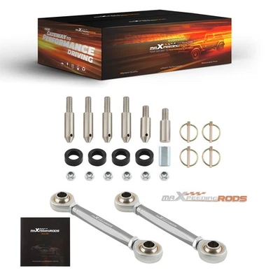 Barra estabilizadora delantera ajustable eslabón de extremo de elevación de 2,5-6" para Jeep Wrangler JK JKU JL 07-21 Foto 1 de 4