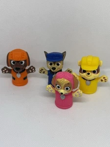 Nickelodeon Paw Patrol Finger Puppets Set of 4 Kids Bath Toys Cake Toppers - Bild 1 von 10