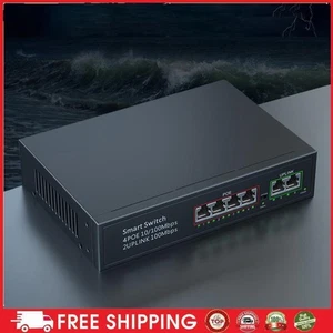 4/8 Port Gigabit POE Switch Compatible with 10/100/1000Mbps Extend To 250 Meters - Bild 1 von 18