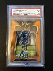 2015 PANINI SELECT DARK BLUE JSY-CAMO PRIZM #65 LIONEL MESSI /149 PSA 8.5 - Picture 1 of 2