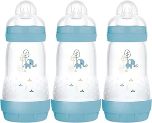 MAM Easy Start Anti-Colic Baby Bottles 3 Pack (3 x 260) Self-Sterlising Bottle - Picture 1 of 3