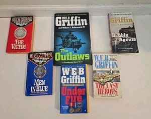 W.E.B. Griffin 6 Book Lot w/The Victim, Men In Blue Crime Thriller Police Drama - Picture 1 of 14