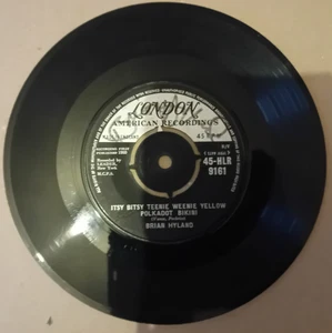 ORIGINAL AUTOGRAPHED BRIAN HYLAND SIGNED 7” SINGLE - Picture 1 of 1