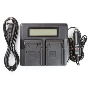 LCD Dual Rapid Battery Charger for Trimble EiDLi1 5700 5800 TSC1 R7 R8 GPS 38403 - Picture 1 of 6
