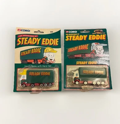 Corgi 59401 AND 59410 The Adventures of Steady Eddie 1998 Carded Vintage  - Image 1 of 4
