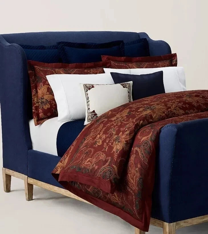 Ralph Lauren Queen size 布団 RALPH LAUREN 3pcF/Q COMFORTER SKYE FLORAL BLUE NIP $690
