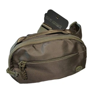 Steve Madden Army Green Fanny Pack Waist Bag Adjustable Crossbody Zippered NEW - Picture 1 of 13