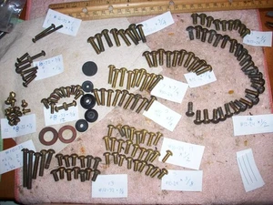 Hardware SCREWS BRASS CHOOSE WHICH #6 #8 10-32 ROUND HEAD FAUCET PLUMBING 6pc/PK - Picture 1 of 9