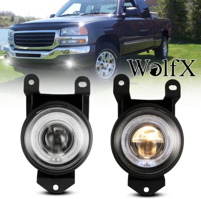 Reemplazos de luces antiniebla transparentes halo para GMC YUKON C3/Denali 2001-2005 Foto 1 de 4