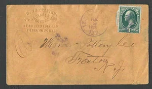 DATED 1878 COVER INDIANAPOLIS IN EMBOSSED CC H FROMMEYER CHINA GLASS & WEDGEWOOD - Picture 1 of 1