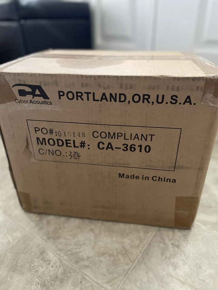 Computer Speakers 2.1 System. Cyber Acoustics CA-3610. Brand New Unopened - Image 1 of 1