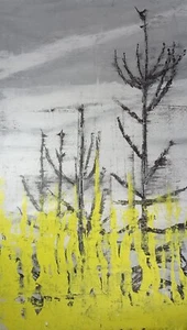 XXL 248 Kunst Auktion Gemälde Art Work auf Leinwand signiert t. g. kellnberger - Bild 1 von 16