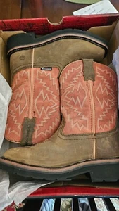 Wolverine Women's Rancher Arrow Waterproof Steel Toe W241052 SIZE 6.5W ROSE - Picture 1 of 5