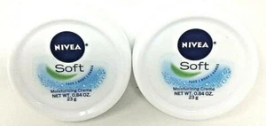 NIVEA Soft body face hand moisturizing Cream, 0.84 oz, (Pack of 2) - Picture 1 of 1