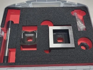 Rix Tools 1/16 DIN 45.5 x 45.5 mm Mild Steel Square Punch & Die Set w/Case - Picture 1 of 2